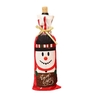 Couvre-bouteilles de vin de Noël / sacs Couvre-bouteilles de vin de vacances (bonhomme de neige)