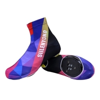 Couvre-chaussures de cyclisme couvre-chaussures de vélo à glissière anti-poussière pour hommes femmes chaussons de vélo de montagne de route