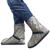 Couvre-chaussures imperméables avec réflecteurs Couvre-chaussures de pluie réglables pour le cyclisme,  le camping,  la randonnée