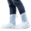 Couvre-chaussures imperméables avec réflecteurs Couvre-chaussures de pluie réglables pour le cyclisme,  le camping,  la randonnée