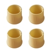 Couvre-jambes de chaise de table en silicone 4 pièces
