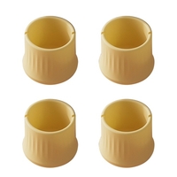 Couvre-jambes de chaise de table en silicone 4 pièces