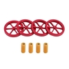 Créalité 3D Trousse de mise à niveau manuelle 4pcs Nut de nivellement rouge et ressort de moisissure 4pcs