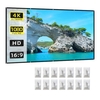 Écran de projecteur de 60 pouces 16: 9 HD 4K rideau d