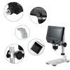 Écran LCD 600X 4, 3 pouces 3.6MP Microscope vidéo numérique électronique Loupe LED portable pour l