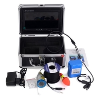 Écran LCD couleur 7 pouces Caméra de pêche sous-marine 30 mètres Câble 8G Carte TF