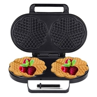 Créateur de gaufres sans goutte à goutte de 1200 W Créateur de température Machine sandwich Facile Nettoyage sans égouttement 美规110V