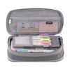 Crayon pour École de grande capacité Boîte à crayon Papeterie Zipper Poche pour bureau Stockage à domicile multicouches Cadeau de poche pour enfants Étudiants
