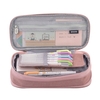Crayon pour École de grande capacité Boîte à crayon Papeterie Zipper Poche pour bureau Stockage à domicile multicouches Cadeau de poche pour enfants Étudiants