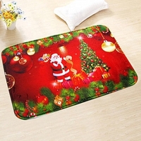 Creative 3D Impression Tapis De Noël Non Slip Creative