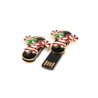 Creative Christmas Series Disque U portable USB 2.0 haute vitesse Transmission Disque U Crystal Candy 64 Go