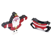 Creative Christmas Series U Disk Portable USB 2.0 Transmission haute vitesse U Disk Père Noël U Disk 32GB