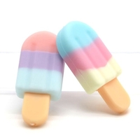Crème glacée multifonctions Silicone données USB câble de charge Câbles de protection Manchon Winder avec ventouse pour Smartphone (Style 1)