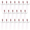 Crochets de pêche 10pcs Feather Hooks avec plume lumineuse