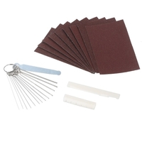 Écrou de guitare acoustique à 6 cordes et écrou en os pré-fendu de selle avec ensemble de fichiers d