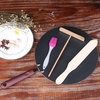 Crêpière à crêpes Crêpière à frire plate avec épandeur et spatule Crêpière