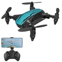 CS02 Wifi FPV 4K caméra RC Drone débutant Drone Mini pliant quadrirotor jouet mode sans tête piste vol LED lumières