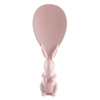 Cuillère à riz antiadhésive Spatule de riz debout en forme de lapin