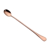 Cuillère à thé glacé 9 pouces Cuillère à long manche en acier inoxydable