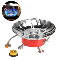 Cuisinière à gaz à allumage piézo-résistant au vent Lixada
