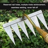 Cuivre Placage Houe Désherber Râteau Outil Agricole Désherber Sol Tourner Desserrage Artefact Nail Râteau Outil Artefact Herse Outils Agricoles