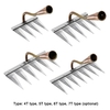 Cuivre Placage Houe Désherber Râteau Outil Agricole Désherber Sol Tourner Desserrage Artefact Nail Râteau Outil Artefact Herse Outils Agricoles