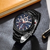 CURREN 2017 Mode Lumineux Acier Inoxydable Hommes Quartz Water-Proof Homme Business Chronographe Chrono