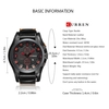 CURREN 8225 Quartz Montre De Mode Homme Montre Top Marque Calendrier Bracelet En Cuir D