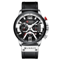 CURREN 8329 Montre à quartz pour hommes d