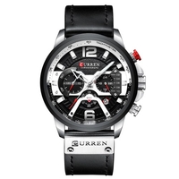 CURREN 8329 Montre à quartz pour hommes d