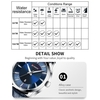 CURREN 8365 Quartz Homme Montre-bracelet pour Homme avec Bracelet en Cuir Bracelet Calendrier Indicateur Date Étanche Montres Hommes Accessoires Portable