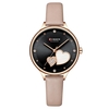 CURREN femmes montre à Quartz bracelet en cuir exquis diamant cadran femme bracelet élégant dames montres Bracelet temps précis 3ATM étanche