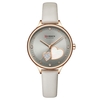 CURREN femmes montre à Quartz bracelet en cuir exquis diamant cadran femme bracelet élégant dames montres Bracelet temps précis 3ATM étanche