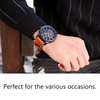 Curren Haute Qualité Montre Quartz Poignet Analogique Numérique En Cuir De Mode Casual Hommes D