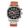 Curren Hommes Mode En Cuir PU Sport Montre Au poignet Montre Casual Montre De Luxe À Quartz Résistant À L