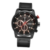 Curren Hommes Mode En Cuir PU Sport Montre Au poignet Montre Casual Montre De Luxe À Quartz Résistant À L
