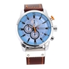 Curren Hommes Mode En Cuir PU Sport Montre Au poignet Montre Casual Montre De Luxe À Quartz Résistant À L
