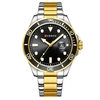 CURREN hommes montre à Quartz classique homme mode montre-bracelet avec bande en acier inoxydable montre analogique lumineuse 3ATM étanche avec calendrier