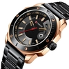 CURREN hommes montre Quartz mouvement temps semaine calendrier affichage design lumineux 3ATM étanche mâle rond mode bracelet pour les affaires et la vie"idienne