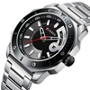 CURREN hommes montre Quartz mouvement temps semaine calendrier affichage design lumineux 3ATM étanche mâle rond mode bracelet pour les affaires et la vie"idienne