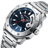 CURREN hommes montre Quartz mouvement temps semaine calendrier affichage design lumineux 3ATM étanche mâle rond mode bracelet pour les affaires et la vie"idienne