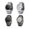 CURREN Vintage Wristwatch Simple plaque acier inoxydable montres avec calendrier
