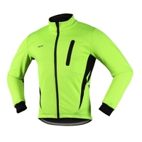 Cyclisme Vélo Veste pour Hommes Hiver Thermique Polaire À Manches Longues Vélo Jersey Coupe-Vent Respirant Réfléchissant Équitation Course Veste Manteau
