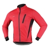 Cyclisme Vélo Veste pour Hommes Hiver Thermique Polaire À Manches Longues Vélo Jersey Coupe-Vent Respirant Réfléchissant Équitation Course Veste Manteau