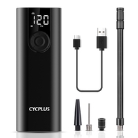 CYCPLUS A8 150PSI Pompe à air intelligente rechargeable Pompe automatique électrique avec lumière LED Pompe à vélo sans fil pour voiture,  vélo,  moto