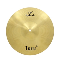 Cymbale de cymbale Hi-Hat 10 "en alliage de laiton pour batterie
