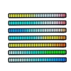 D08-RGB Barres lumineuses LED intelligentes Contrôle du son de la voiture Rhythm Light RGB Musique à commande vocale Lumières d