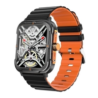 D09 Écran FullTouch IPS de 1, 83 pouces Bracelet intelligent Montre de sport Suivi de la bonne exercice