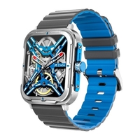 D09 Écran FullTouch IPS de 1, 83 pouces Bracelet intelligent Montre de sport Suivi de la bonne exercice