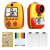 D10 Instant Camera Photo Printer 1080P HD Mini appareil photo numérique pour enfants - Rouge,  pas de carte TF